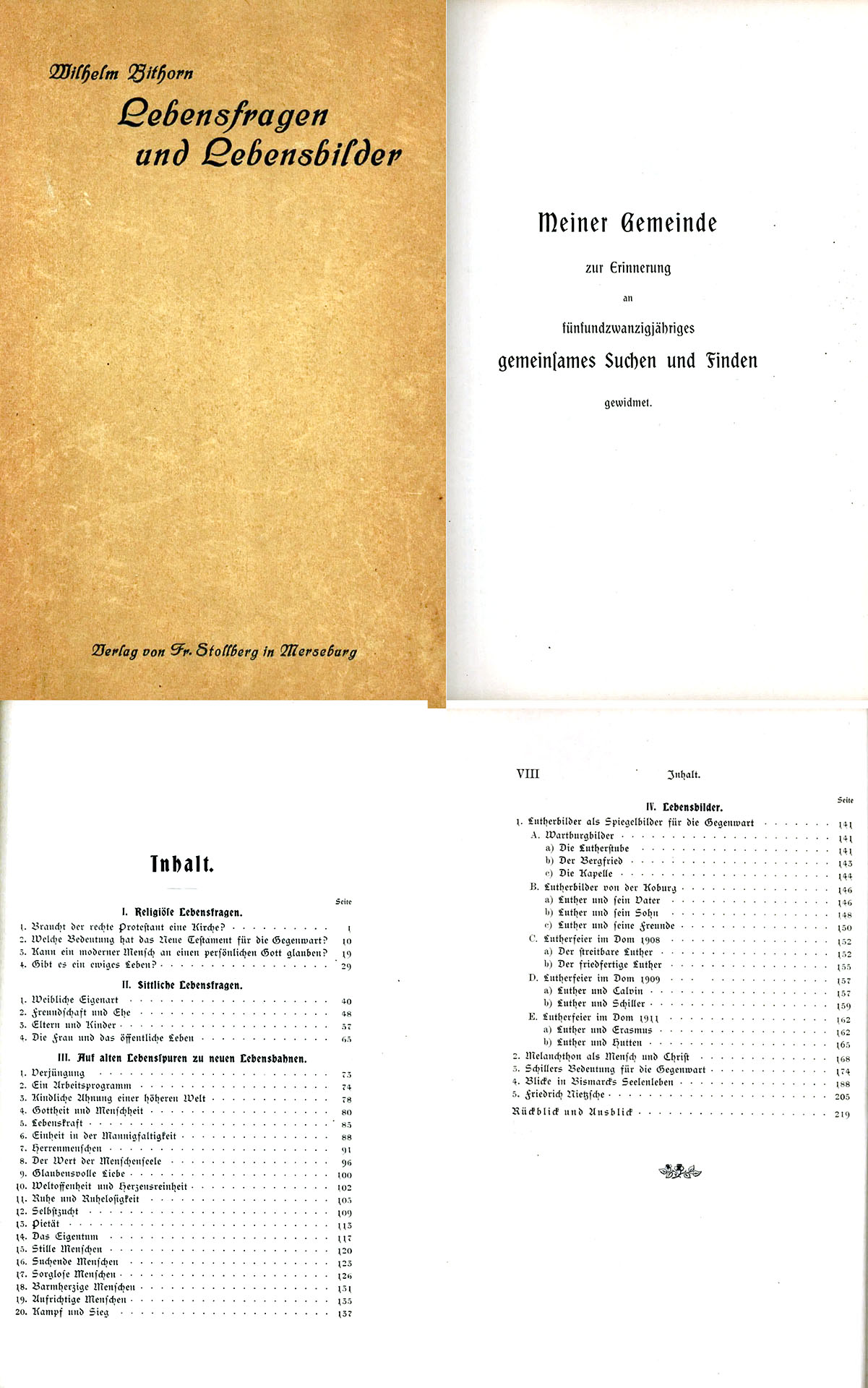 Lebensfragen und Lebensbilder - Bithorn, Wilhelm